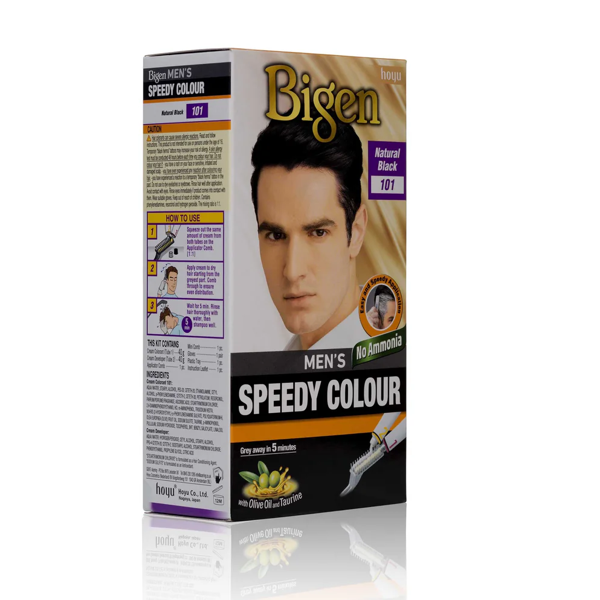 Bigen Men’s Speedy Dye Colour - 101 - Natural Black