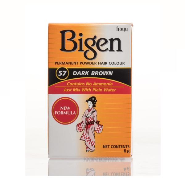 Bigen Permanent Powder Hair Color-57 Dark Brown 6g