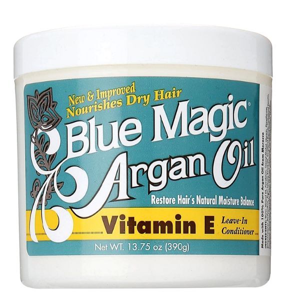 Blue Magic Argan Oil Vitamin E Leave-In Conditioner 13.75oz / 390g