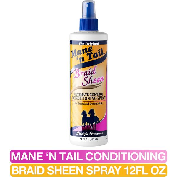 Mane N Tail Braid Sheen Control Spray 12fl.oz / 355mL