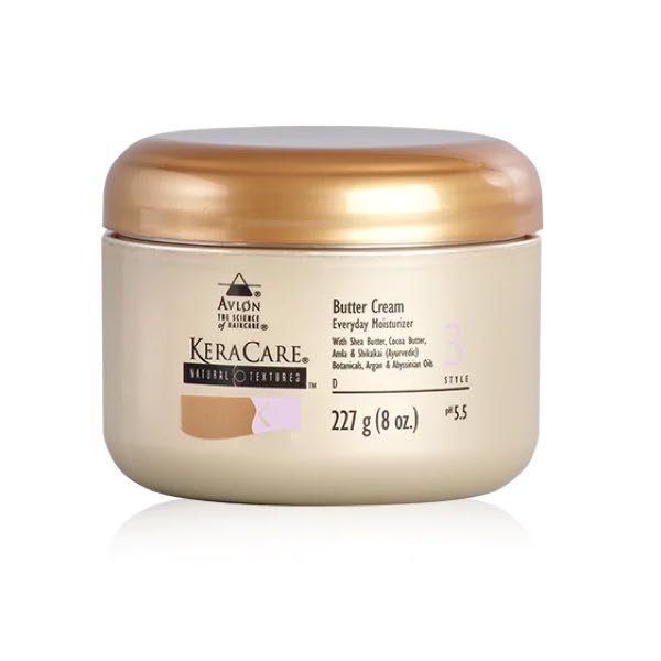 KeraCare Natural Textures Daily Moisturizer Butter Creme 8oz / 227g