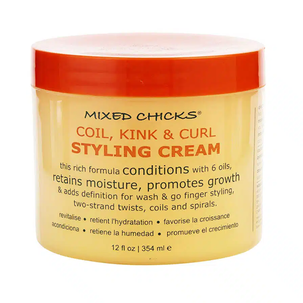 Mixed Chicks Coil, Kink & Curl Styling Cream, 12 Fl. Oz