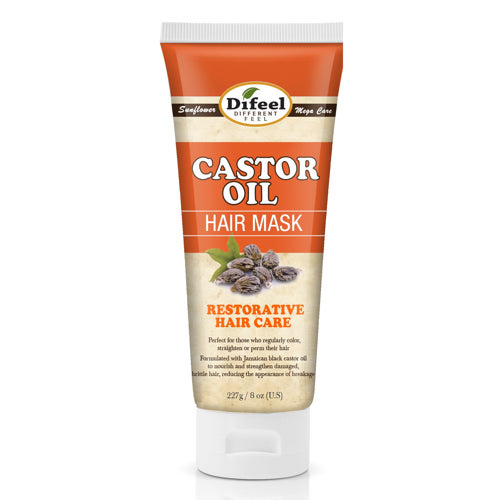 DIFEEL CASTOR OIL HAIR MASK 8 OZ.