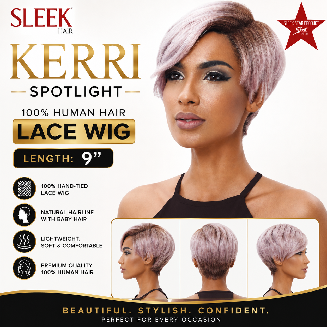 Sleek Kerri Spotlight Human Hair Lace Wig 9