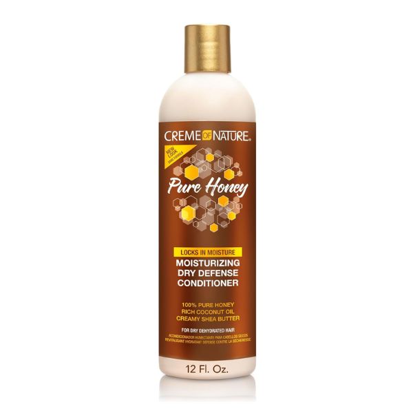 Creme Of Nature Pure Honey Moisture Dry Defense Conditioner 12fl.oz / 355mL