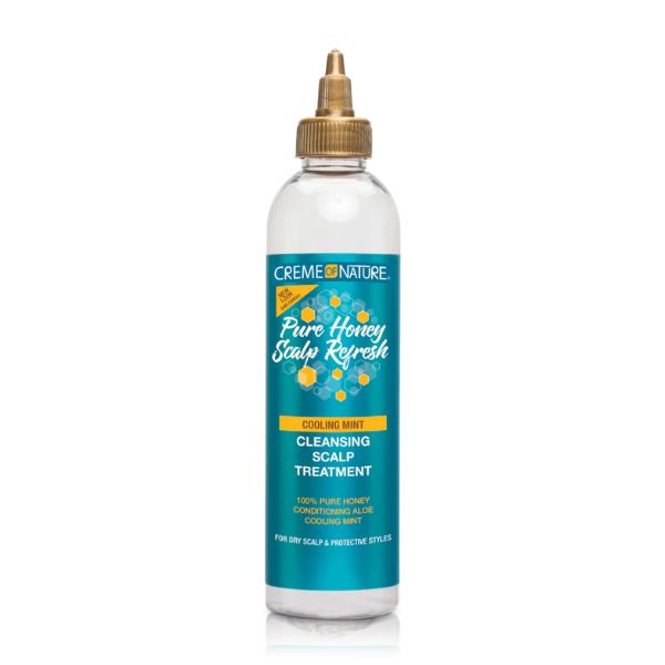 Creme Of Nature Pure Honey Scalp Refresh Cleansing Scalp Treatment 8oz / 236mL