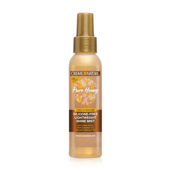 Creme Of Nature Pure Honey Silicon Free Lightweight Shine Mist 4oz / 118mL