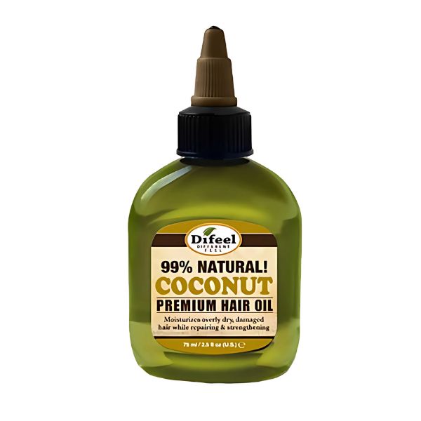 Difeel Coconut Oil Premium Natural Hair Oil 75 Ml