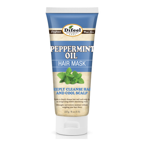 DIFEEL PEPPERMINT OIL HAIR MASK 8 OZ.
