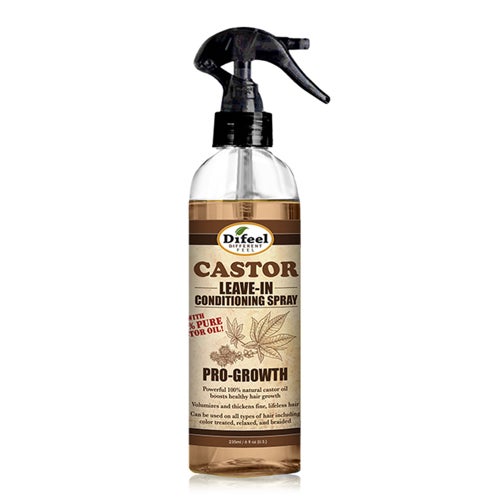 Difeel Pro Growth Leave In Conditioning Spray With 100% Natural Castor Oil 6 Fl.oz / 235ML