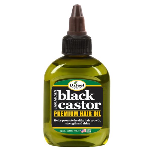 Difeel Superior Growth Jamaican Black Castor Premium Hair Oil 2.5 Oz. / 75mL