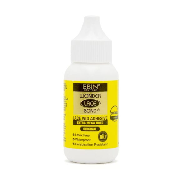 Ebin New York Wonder Lace Bond Wig Adhesive Extra Mega Hold Original 1.18fl.oz / 35mL