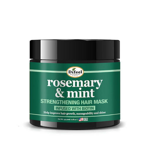 DIFEEL ROSEMARY AND MINT STRENGTHENING HAIR MASK WITH BIOTIN 12 OZ.