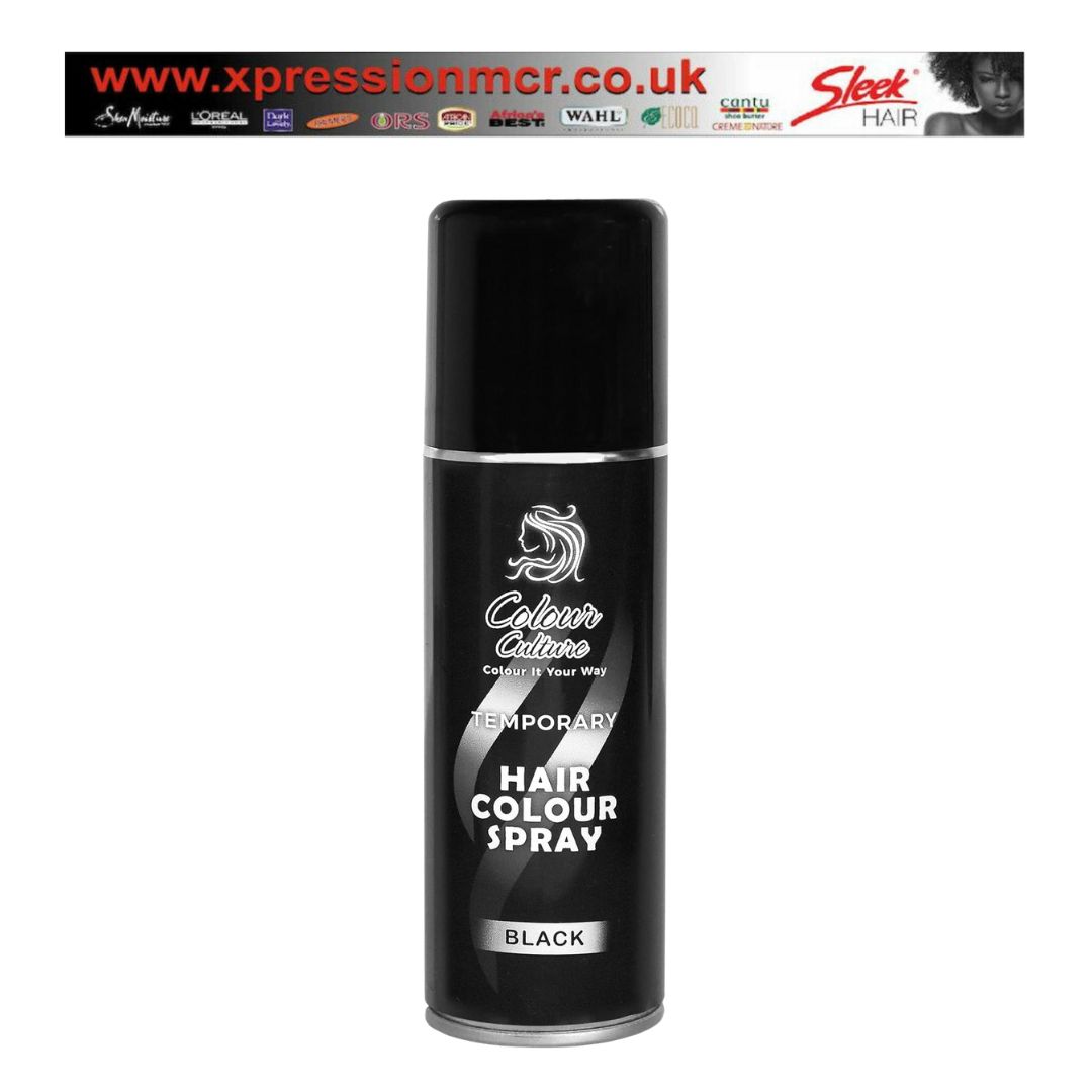 Colour Culture Black Hair Colour Spray 125mL