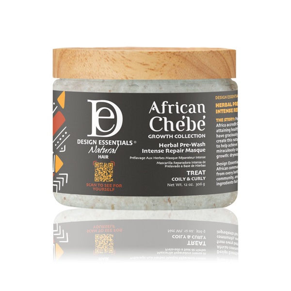 Design Essentials | African Chebe Herbal Pre-Wash Intense Repair Masque 12oz / 306g