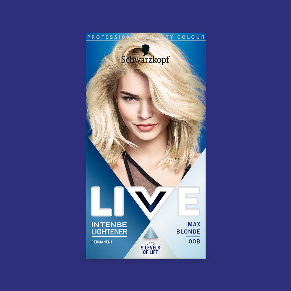 Schwarzkopf LIVE Intense Lightener 00B Max Blonde Permanent Hair Colour