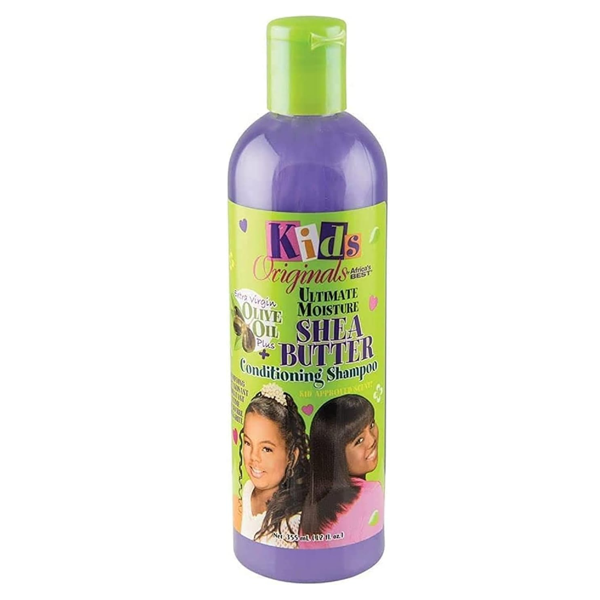 Africa’s Best Kids Originals Ultimate Moisture Shea Butter Conditioning Shampoo 12oz