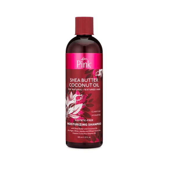 LUSTER'S PINK SHEA BUTTER COCONUT OIL SULFATE-FREE MOISTURIZING SHAMPOO 12 OZ