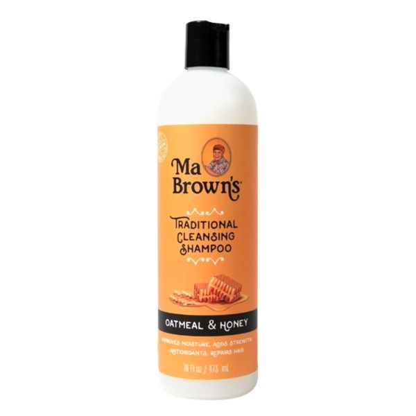 Ma Brown's Traditional Cleansing Shampoo With Oatmeal And Honey 16 Oz