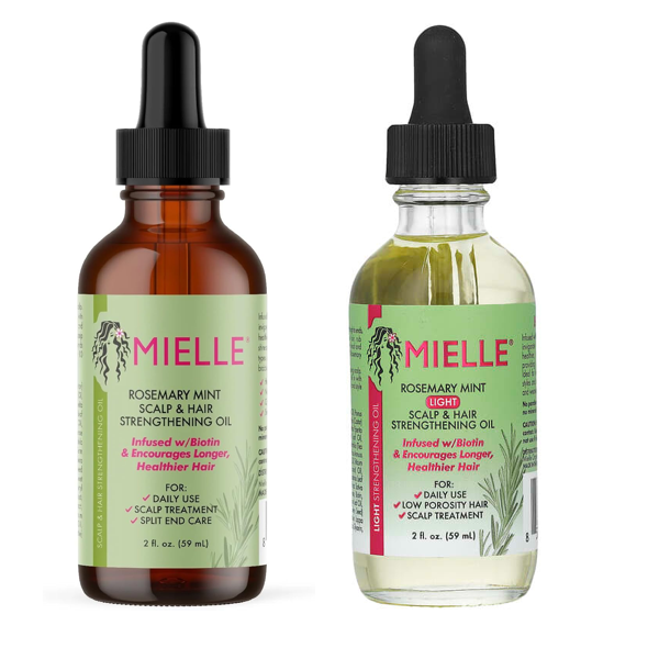 MIELLE  Rosemary Mint Scalp & Hair Strengthening Oil 2Fl.oz / 59mL