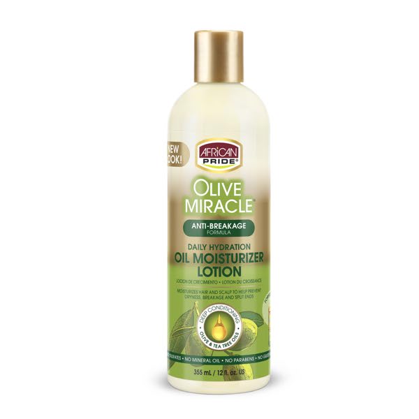 African Pride Olive Miracle Oil Moisturizing Lotion 12Fl Oz