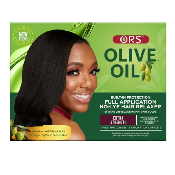 Ors Olive Oil Built In Protection No-Lye Relaxer Extra Strength Full Application