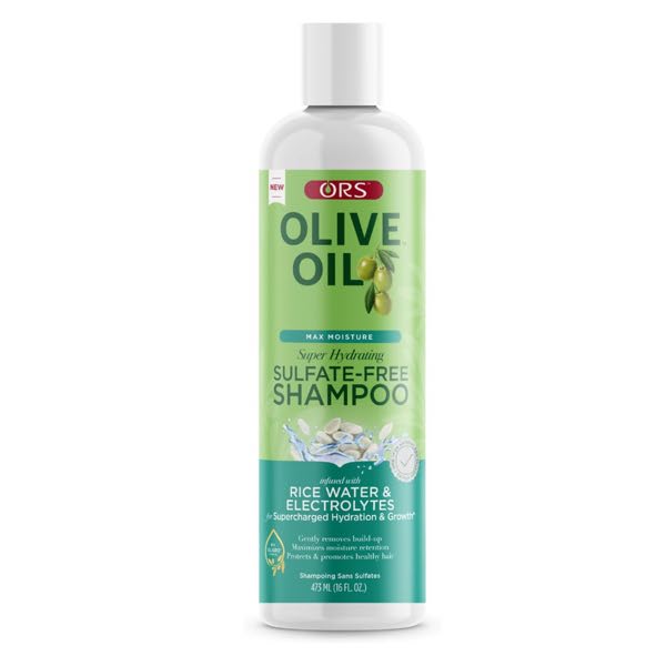 Ors Olive Oil Max Moisture Sulfate Free Shampoo With Rice Water 16oz / 473ml