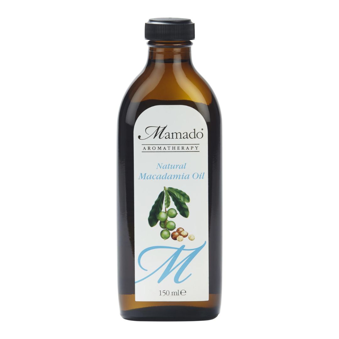 Mamado Aromatherapy 100% Pure Natural Macadamia Oil for Dry and Damaged Skin & Hair 150mL