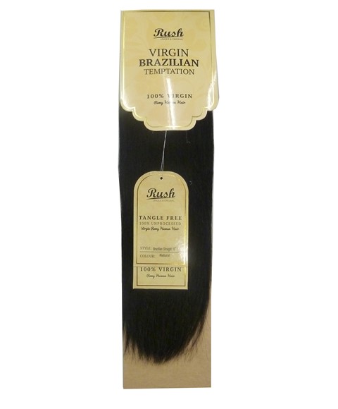 Rush Virgin Brazilian Temptation HH Straight Weave 8" - 26"