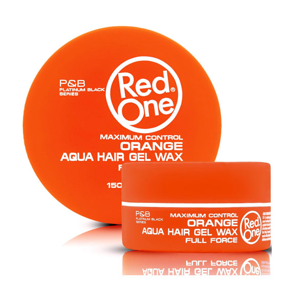 RedOne Aqua Gel Hair Wax, Orange (150ml)