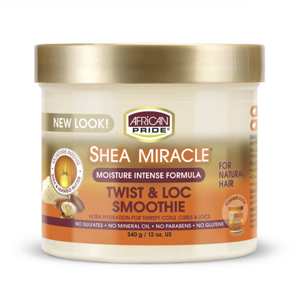 African Pride Shea Miracle Moisture Twist & Loc Smoothie 12 Fl.oz / 340g
