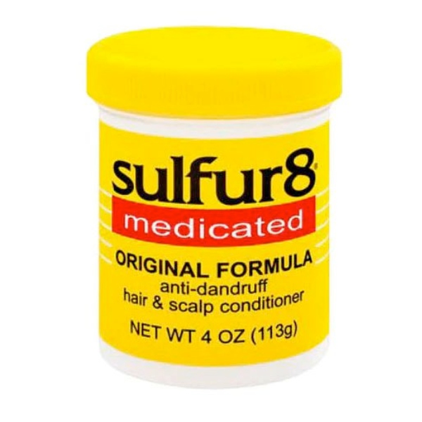 Sulfur 8 Medicated Anti Dandruff Hair & Scalp Conditioner 4oz / 113g