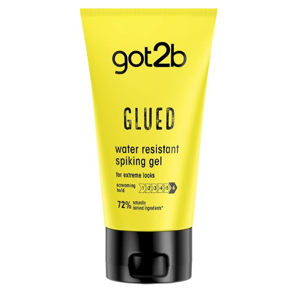 Got2B Spiking Glue Hair Gel Water Resistant Strong Hold for Up to 72 Hours