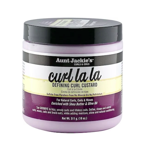 Aunt Jackie's Curl La La Defining Curl Custard With Shea Butter & Olive Oil 15oz / 425g