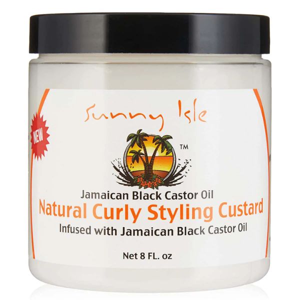 Sunny Isle Jamaican Black Castor Oil Curly Styling Custard (8.Fl.oz)