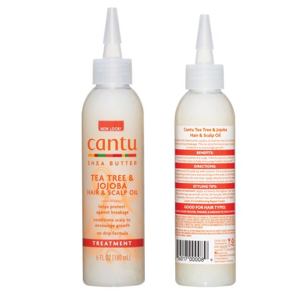 Cantu Shea Butter Tea Tree & Jojoba Hair & Scalp Oil 6oz