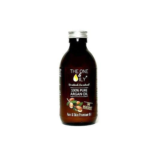 The One & Oily Hair & Skin Premium Oil 100% Pure Argan Oil 200ml
