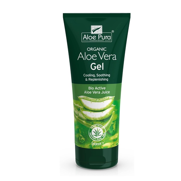 Aloe Pura Organic Aloe Vera Gel Natural 6.8oz / 200 ml