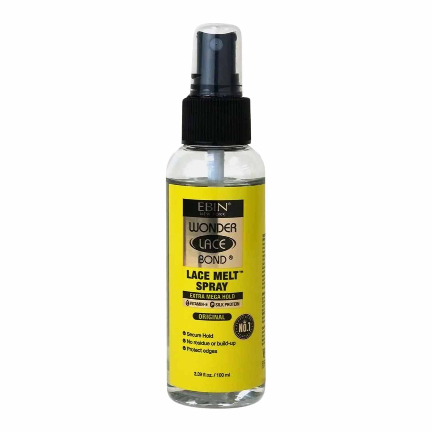 EBIN WONDER LACE BOND LACE MELT SPRAY EXTREME MEGA HOLD ORIGINAL 3.38oz / 100Ml