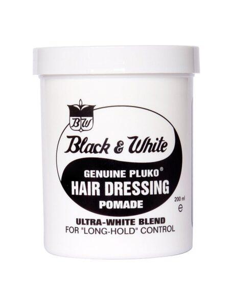Black & White Genuine Hair Dressing Pomade Ultra White Blend Long Hold 200g
