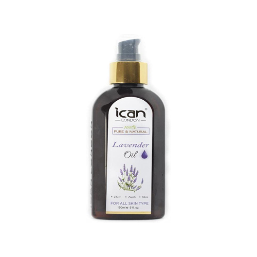 Ican London 100% Pure & Natural Lavender Oil For Hair Skin And Nails 150ml