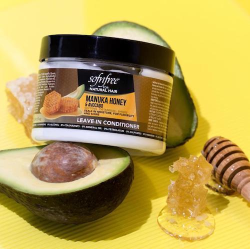 Sof N Free Leave-In Conditioner with Manuka Honey & Avocado Oil (325ml)
