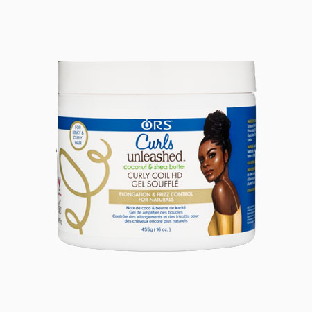 Curls Unleashed Coconut and Shea Butter Curly Coil HD Gel Souffle 16 Ounce