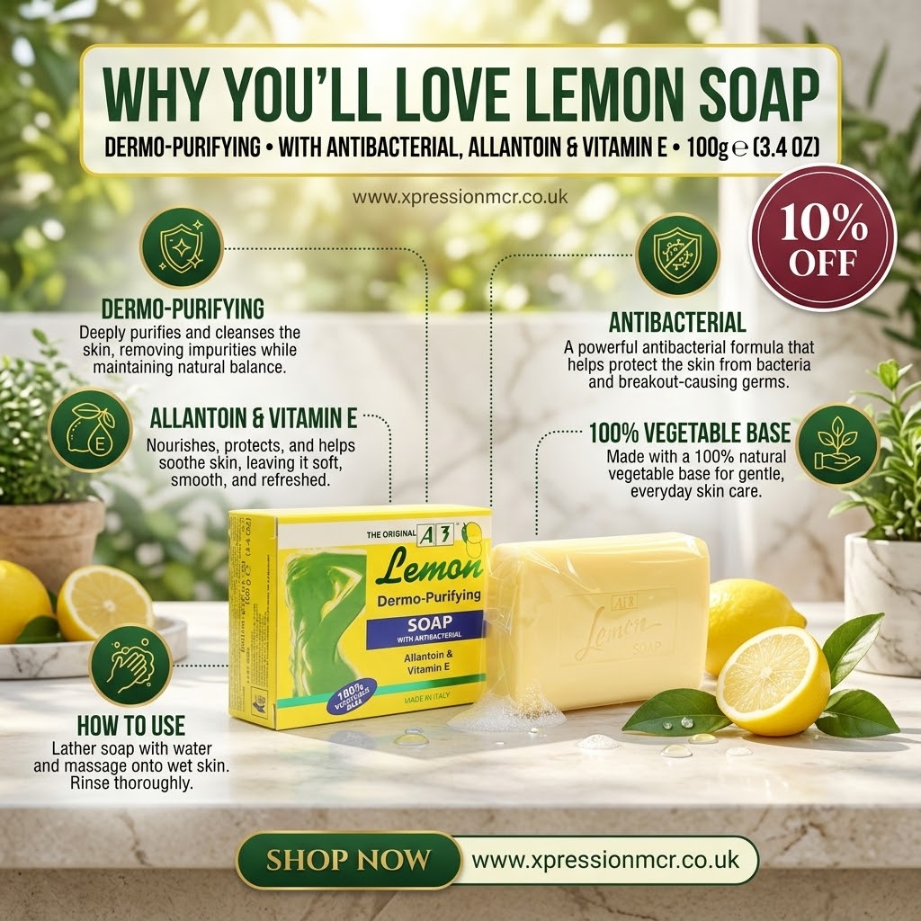 A3 Lemon Dermo-Purifying Soap 100g