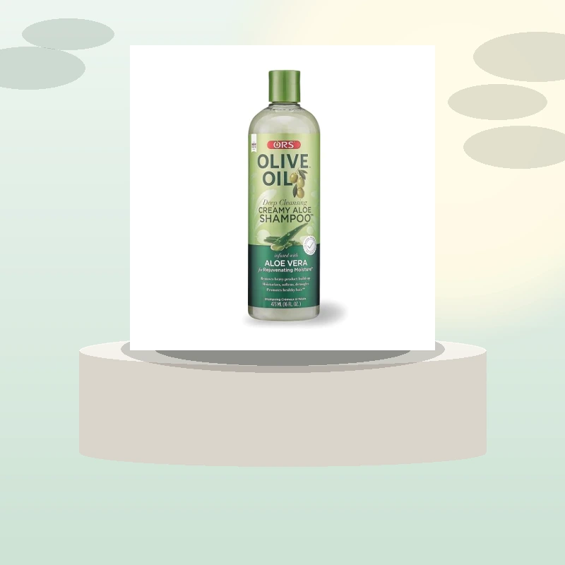 Ors Olive Oil Deep Cleansing Creamy Aloe Shampoo Infused With Aloe Vera For Rejuvenating Moisture (16.0 Oz)