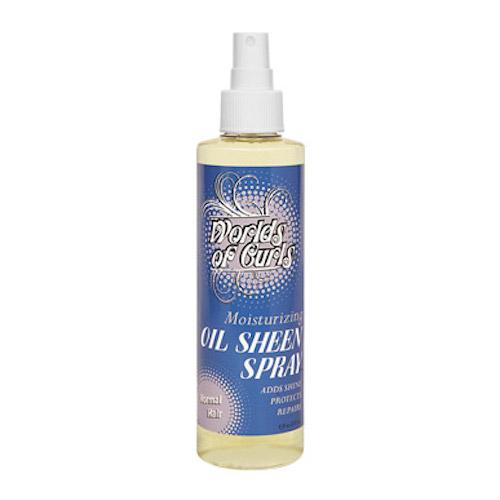 World Of Curls Oil Sheen Spray Regular Hair (8.Oz)