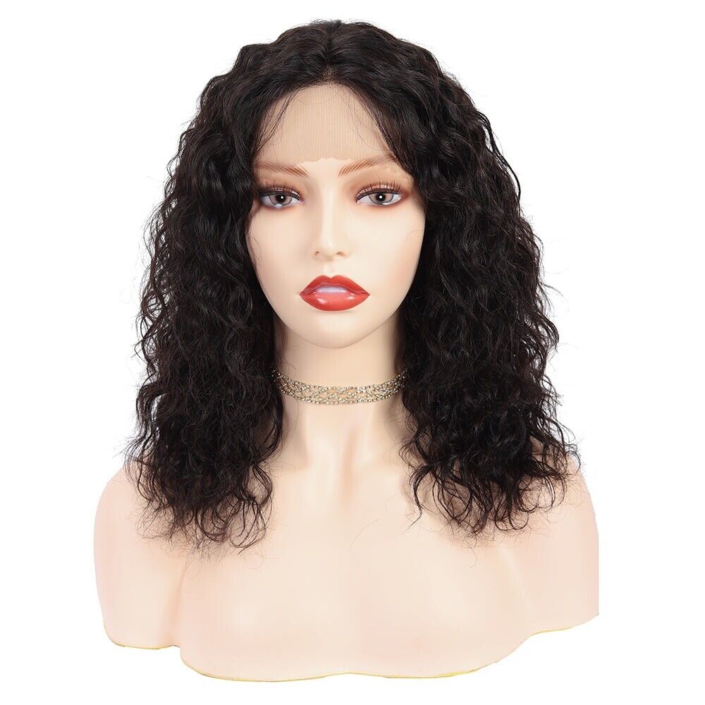 DRESSMAKER Lace Part Wig Short Bob Curly Human Hair Wig Natural Colour Lydia