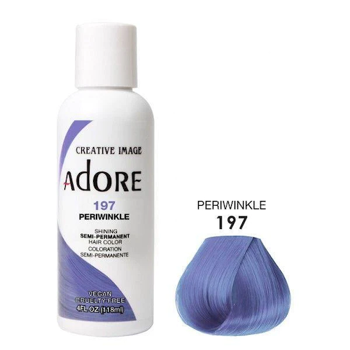 Adore Semi Permanent Hair colour-197 Periwinkle-4oz / 118mL