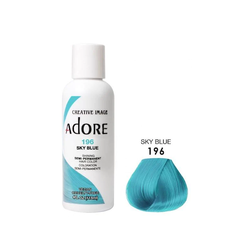 Adore Semi Permanent Hair colour- Sky Blue-196