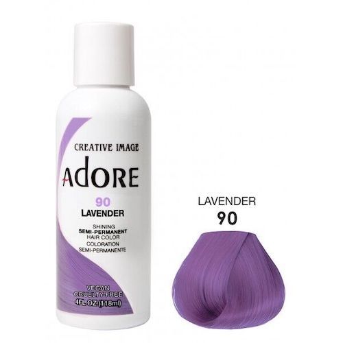 Adore Semi Permanent Hair colour-90 Lavender-4oz / 120mL
